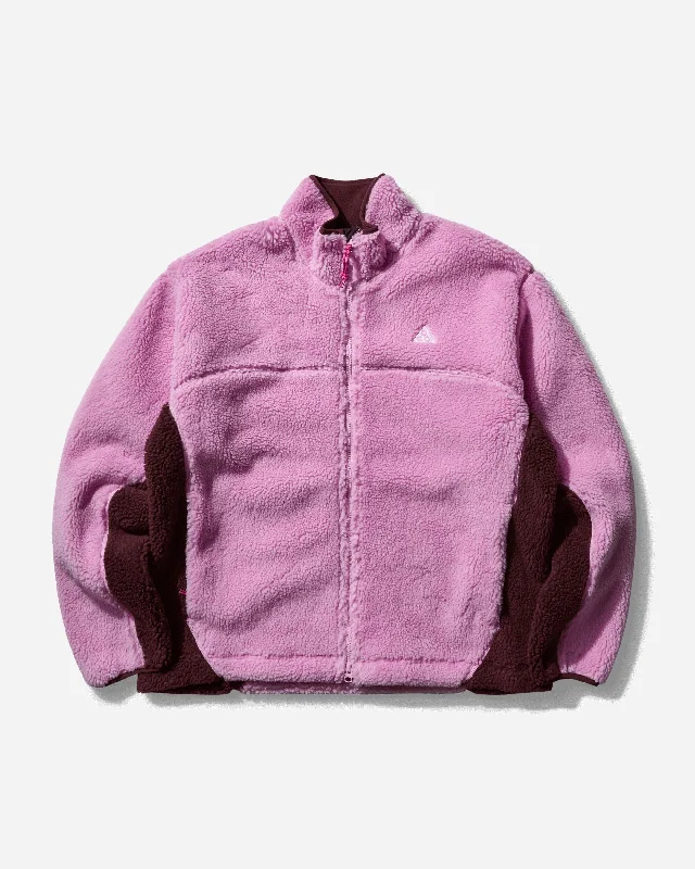 Simple Style Men's ACG "Canwell Glacier" Therma-FIT ADV Windproof Jacket Beyond Pink / Burgundy Crush
