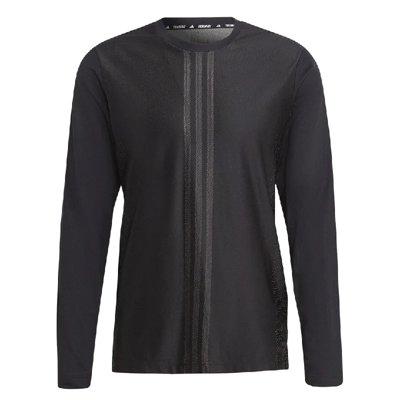 Comfortable Fashion Looks adidas - Men's HIIT Vis-Tech Training Long Sleeve T-Shirt (HZ3071)