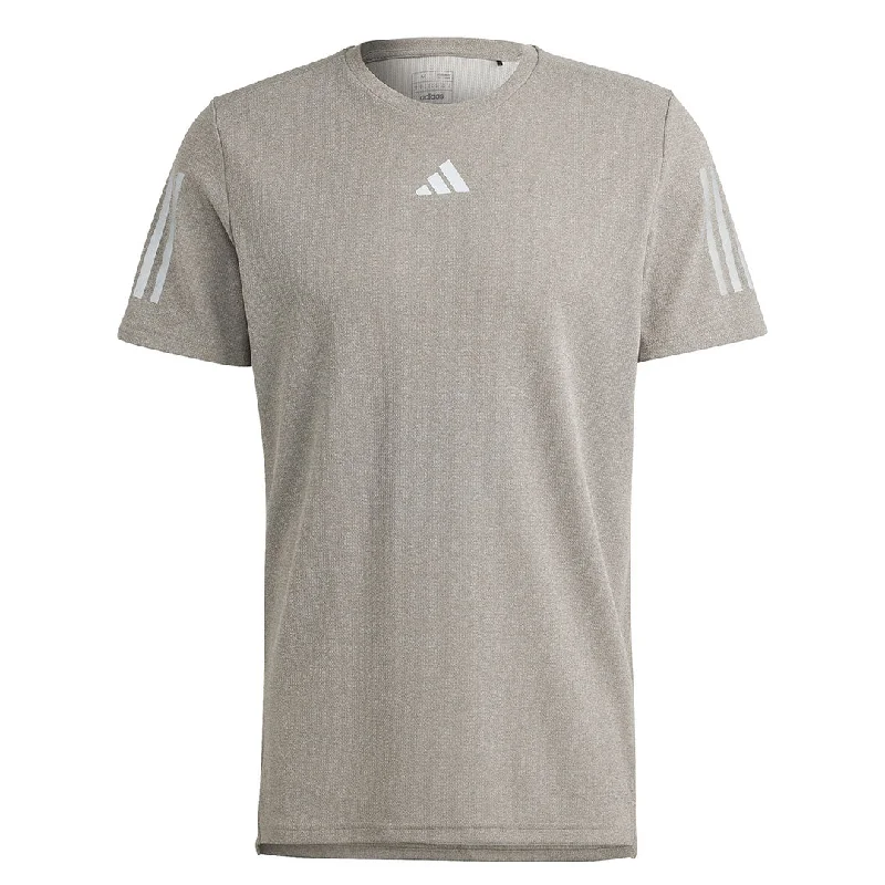 Breezy Outfits adidas - Men's Own The Run Heather T-Shirt (HR6619)