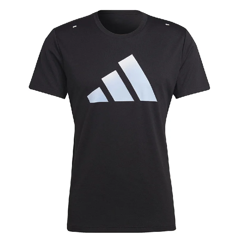 Classic Comfort adidas - Men's Run Icons 3 Bar Logo T-Shirt (HR3243)