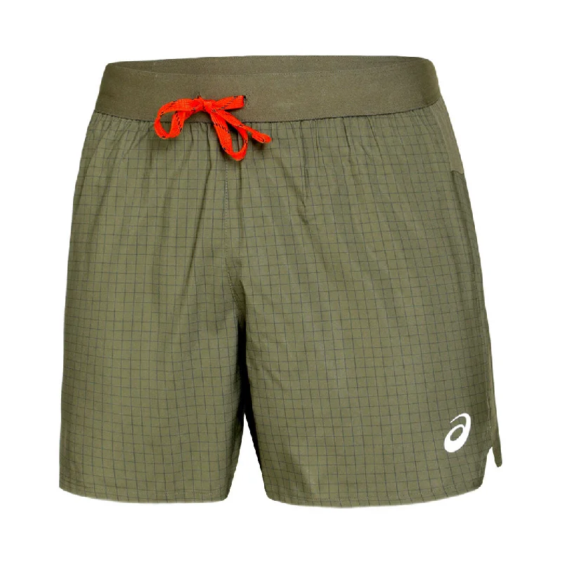 High-end Fabrics Asics - Men's Fujitrail Logo Shorts (2011C380 300)