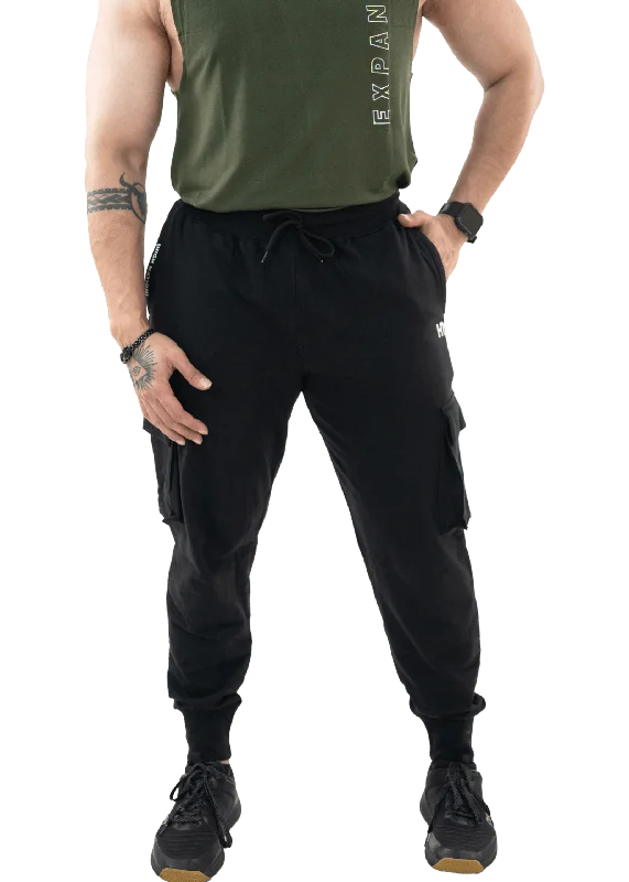 Energy Plan Black The Ultimate Cargo Joggers