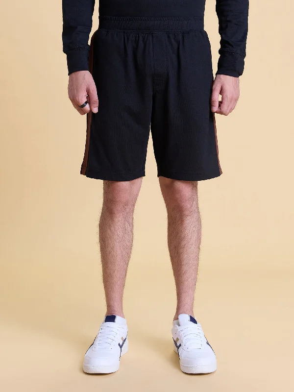 Luxury Style Color Block Regular Fit Shorts