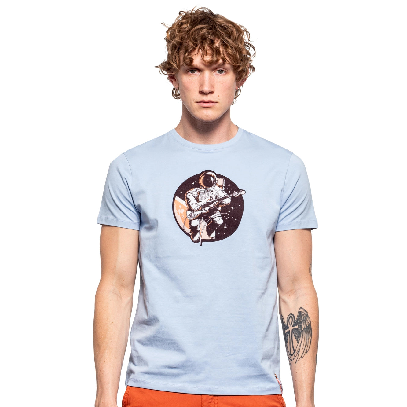 Soft Style Eight X Space Rock graphic t-shirt blue
