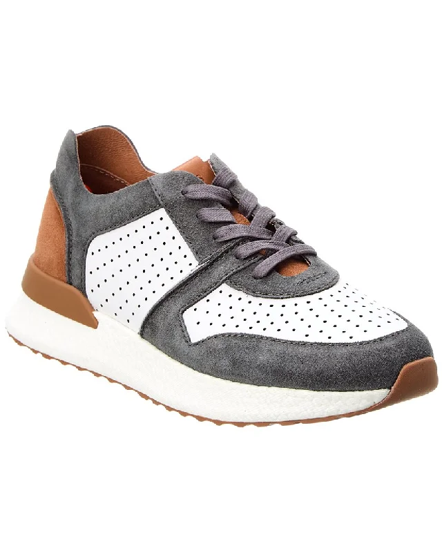 Breathable Comfort Gentle Souls by Kenneth Cole Laurence Jogger Leather & Suede Sneaker