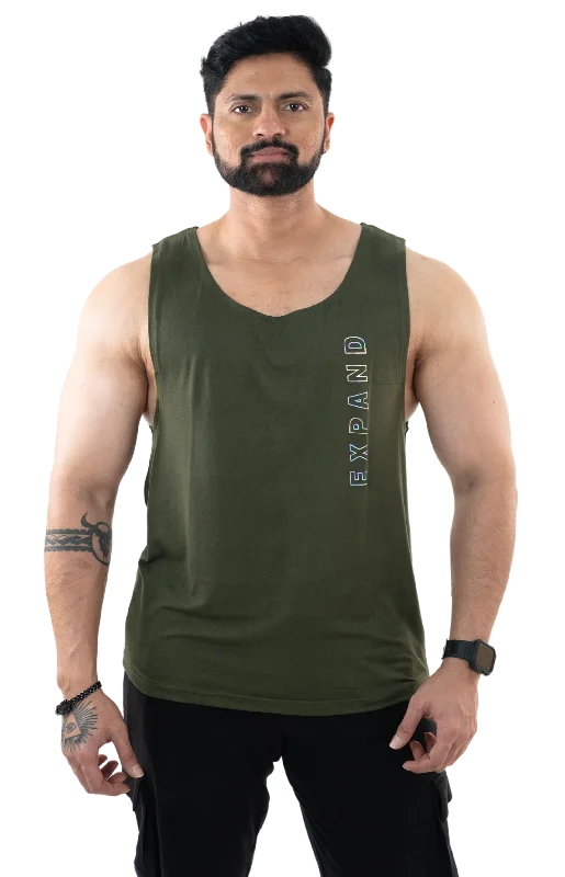 Cozy Fashions NoVa Olive Green Solid Vest