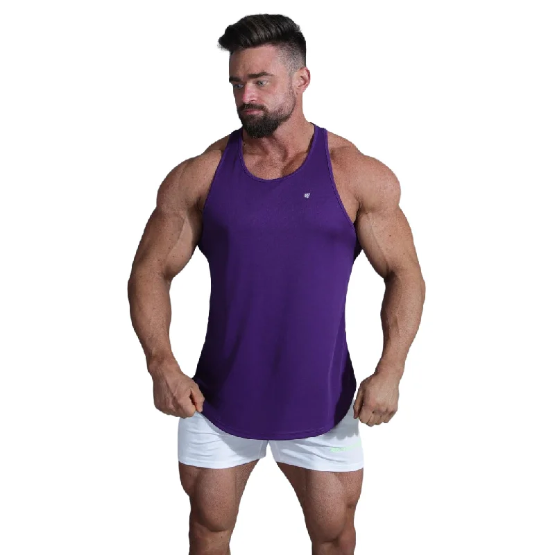 Sports And Leisure Jed North Microfiber Dri-fit tank violet