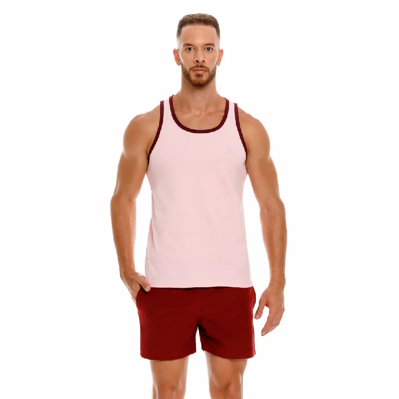Innovative Design JOR Brixton cotton slim fit tank pink