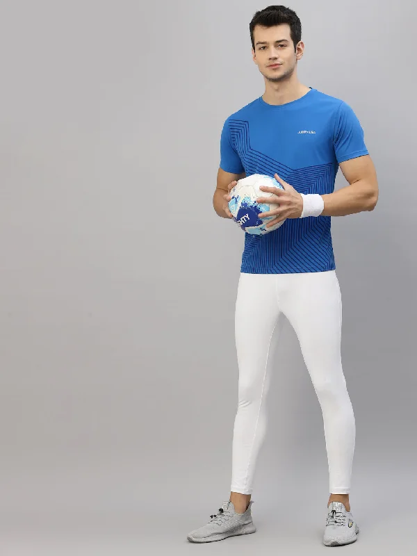 Sports Design JUMP USA Ultralyte Men Algier Blue Running Rapid Dry T-Shirt