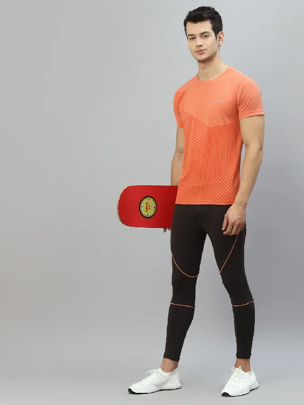 Casual Style JUMP USA Ultralyte Men Coral Running Rapid Dry T-Shirt