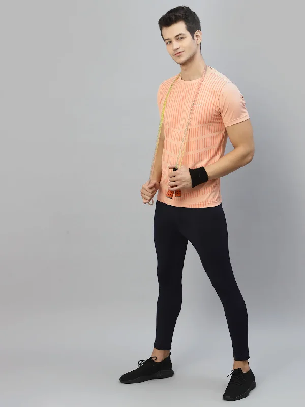 Designer Style JUMP USA Ultralyte Men Pink Send Running Rapid Dry T-Shirt