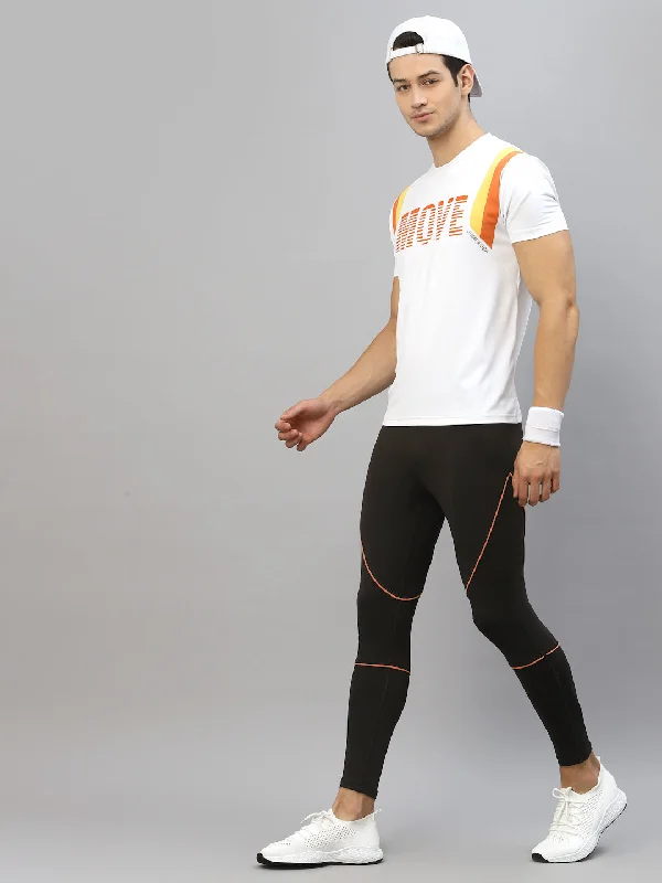 New Autumn And Winter Styles JUMP USA Ultralyte Men White Running Rapid Dry T-Shirt