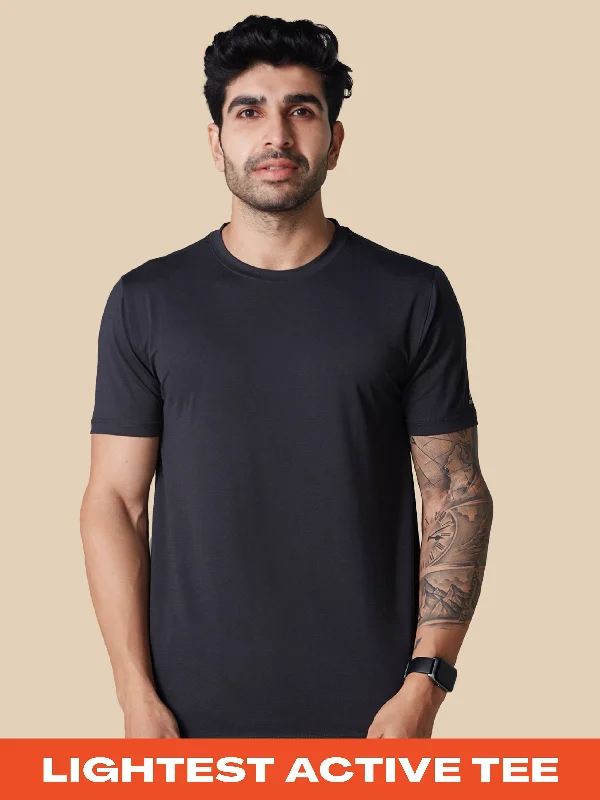 Youthful Active Lite Anti-Odour T-shirt Black