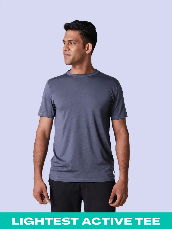 French Style Active Lite Anti-Odour T-shirt Indigo