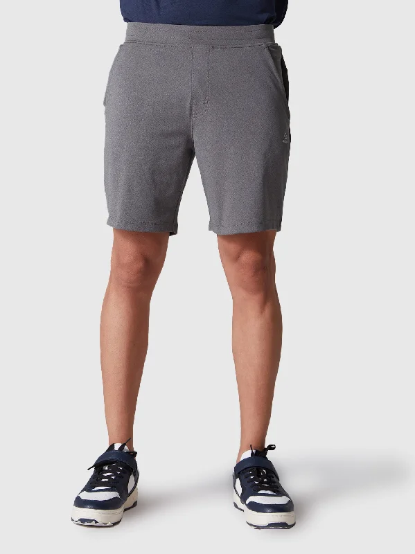 Soft Fabric Looks Active Sports Shorts 360° Stretch Light Grey