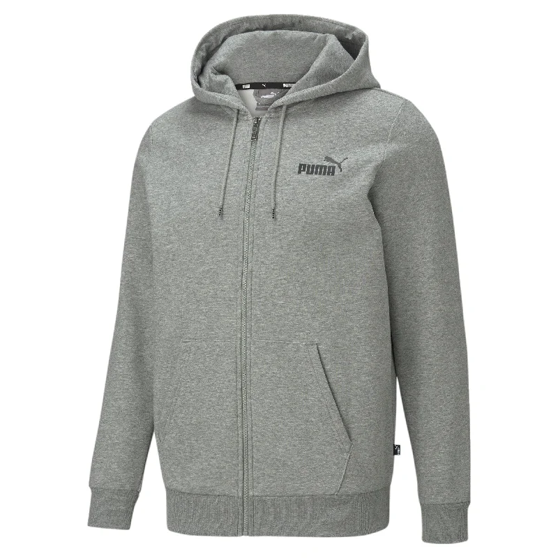 Easy Comfort Style PUMA Men's Essentials Full-Zip Logo Hoodie Men