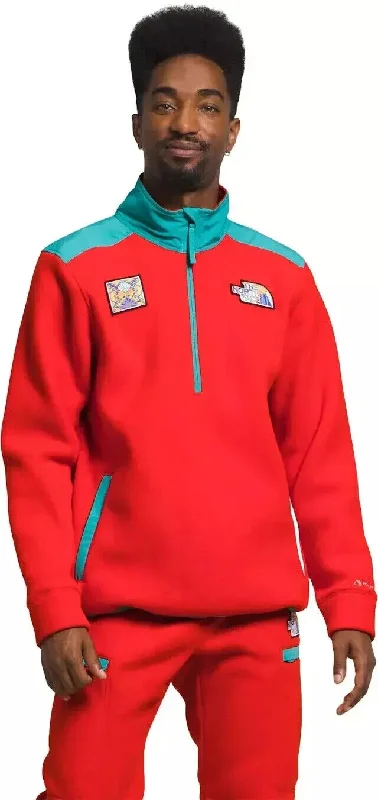 Ultra-lightweight The North Face Alpine Polartec 200 NF0A7UJ8OW7 Jacket Men's Red 1/4 Zip SGN1334 Ultra-lightweight The North Face Alpine Polartec 200 NF0A7UJ8OW7 Jacket Men's Red 1/4 Zip SGN1334