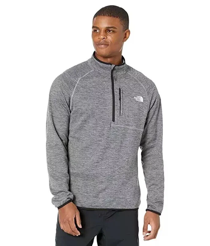 Slim Fit The North Face Canyonlands NF0A5G9WDYY Jacket Men's Gray Fleece 1/2 Zip SGN1359 Slim Fit The North Face Canyonlands NF0A5G9WDYY Jacket Men's Gray Fleece 1/2 Zip SGN1359