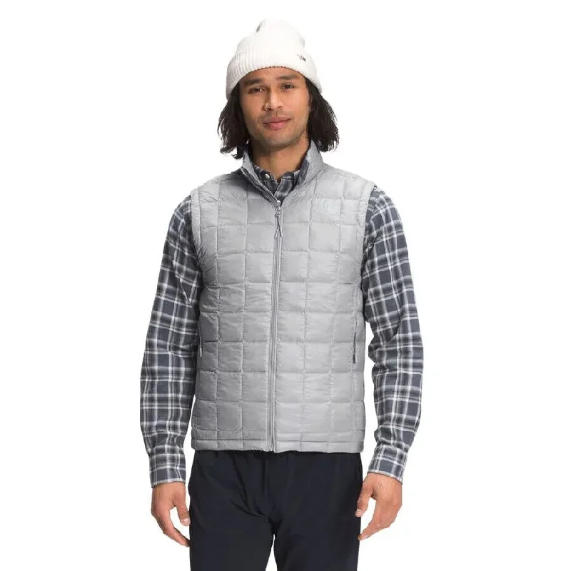 Economic Outlook The North Face ThermoBall Eco 2.0 NF0A5GLOA91 Vest Men Meld Gray Full Zip CLO659
