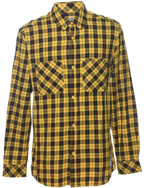 Design Trend Adidas Checked Shirt - L