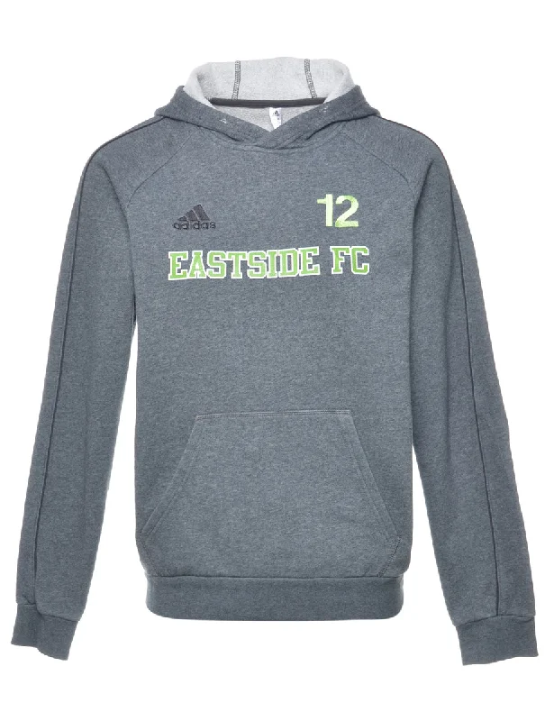 Exquisite Details Adidas Football Printed Hoodie - S