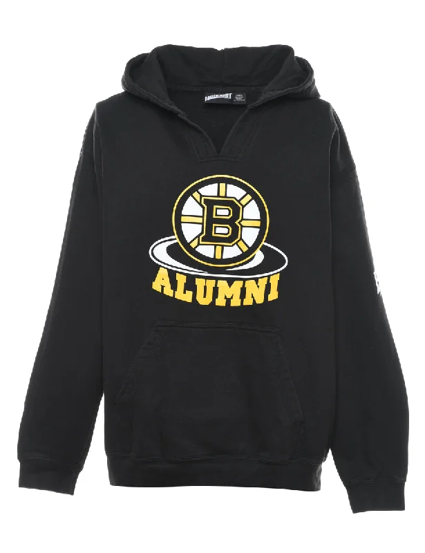 Warm Layers Alumni Printed Hoodie - L