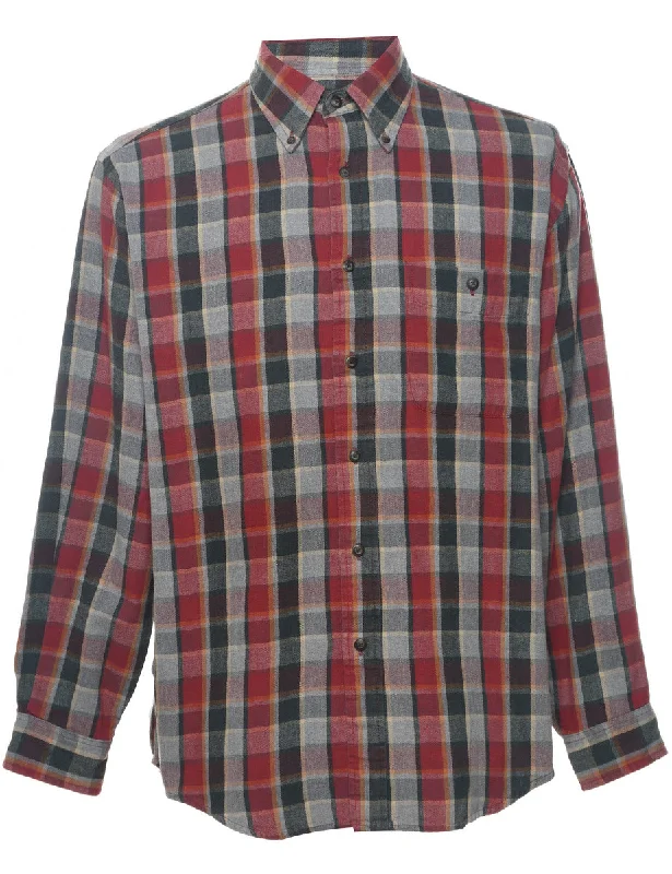 American Style Arrow Checked Shirt - M