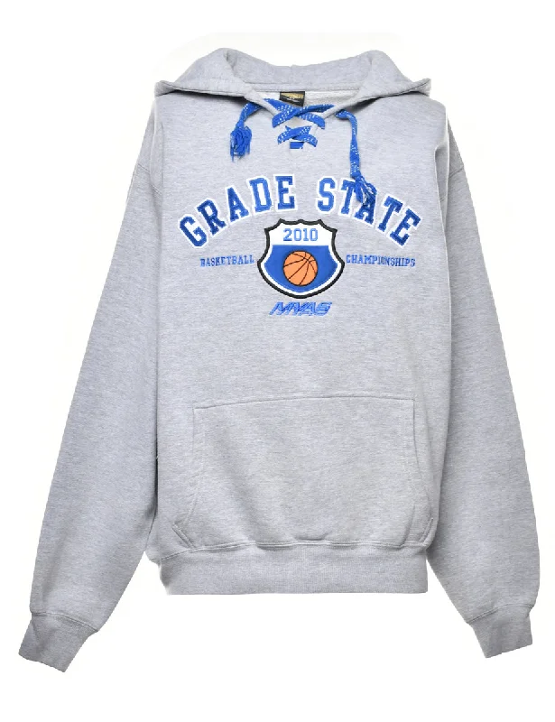 Wandering freely Basketball Printed Hoodie - M