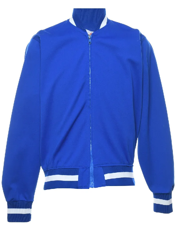 High-quality Design Blue Track Top - M