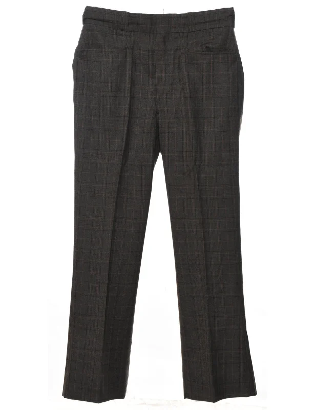 Playful Style Brown Smart Trousers - W32 L29