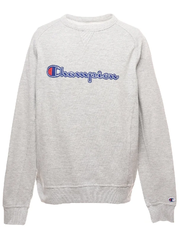 Casual And Casual Champion Printed Sweatshirt - M