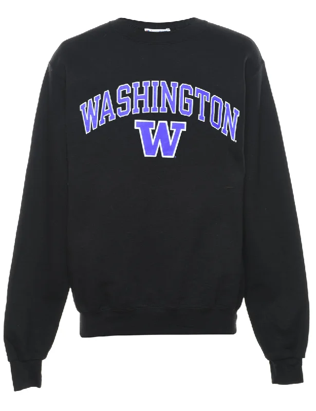 Cute Design Champion Washington Printed Sweatshirt - M