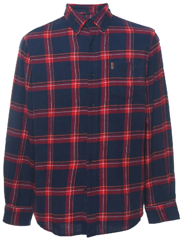 French Retro Chaps Checked Shirt - M