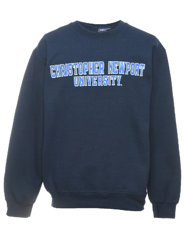Comfy Dress Christopher Newport University Printed Sweatshirt - S