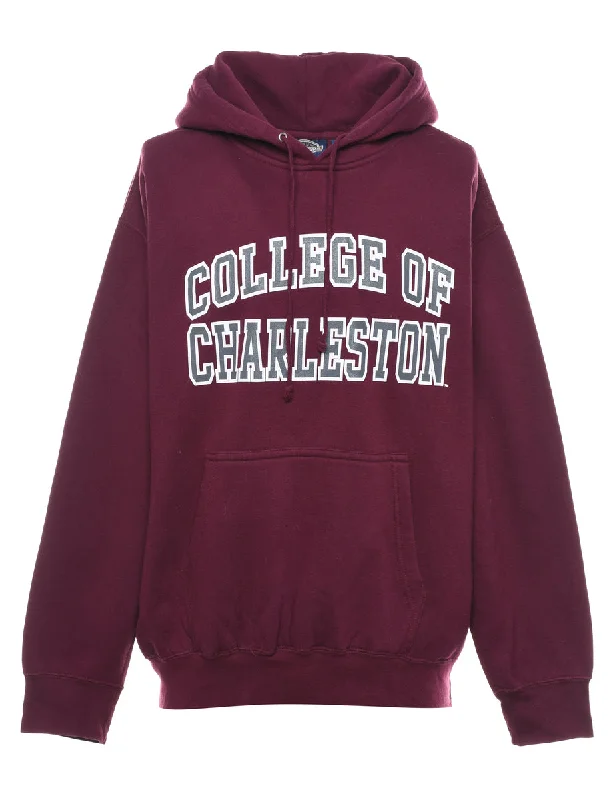 Breathable Style College Of Charleston Printed Hoodie - XL