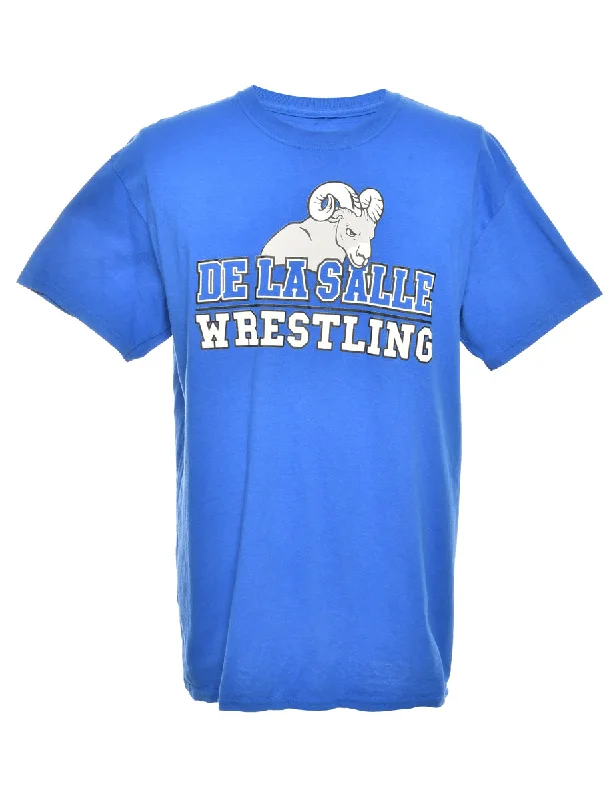 Cozy Fashion Trends De La Salle Wrestling Animal T-shirt - L