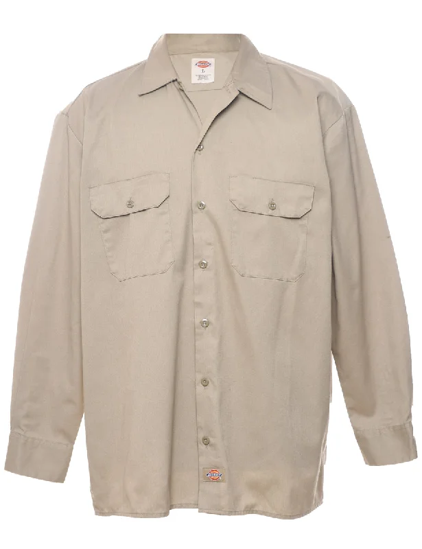 Urban Comfort Dickies Beige Workwear Shirt - L