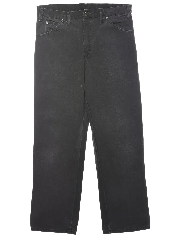Fresh And Capable Dickies Classic Black Workwear Jeans - W33 L32