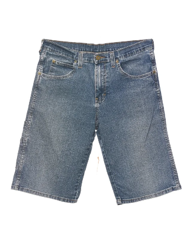 British Style Dickies Medium Wash Denim Shorts - W31 L12