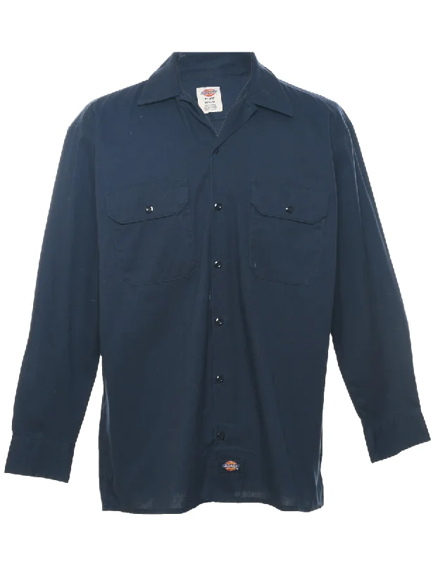 Urban Style Dickies Navy Classic Workwear Shirt - M