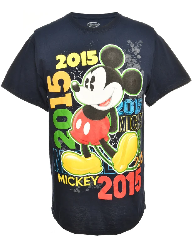 Advanced Customization Disney Mickey Mouse Cartoon T-shirt - M