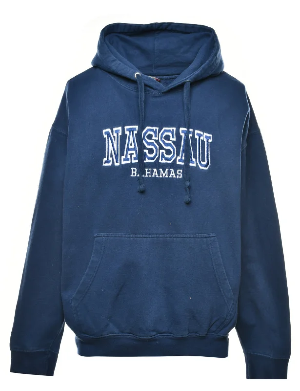 Soft Fashion Embroidered Printed Hoodie - L