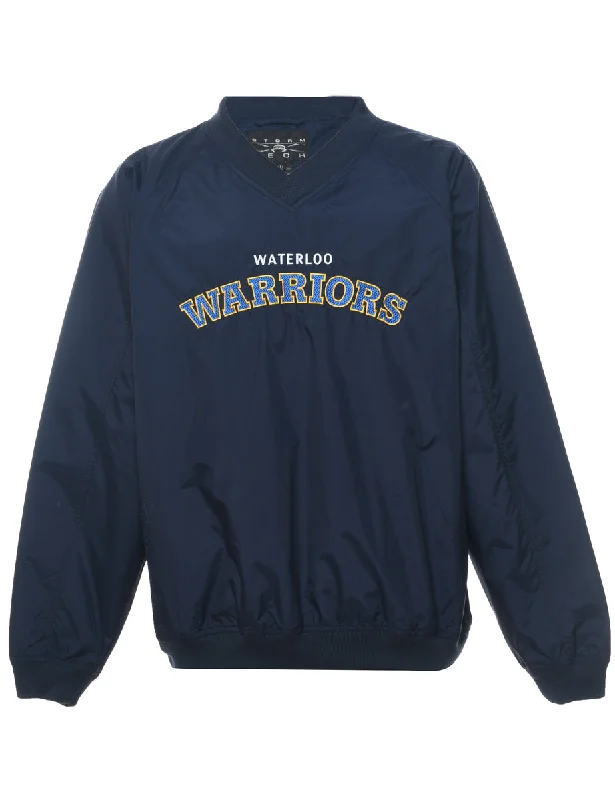 Integrated Design Embroidered Waterloo Warriors Nylon Jersey - L