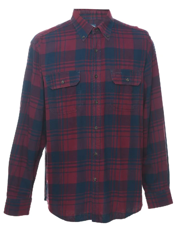 Elegant Tailoring Faded Glory Checked Shirt - L