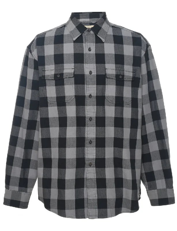 Personalized Design G.H. Bass Checked Shirt - L