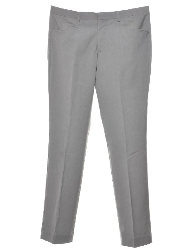 Trendy Items Grey Classic Trousers - W36 L35