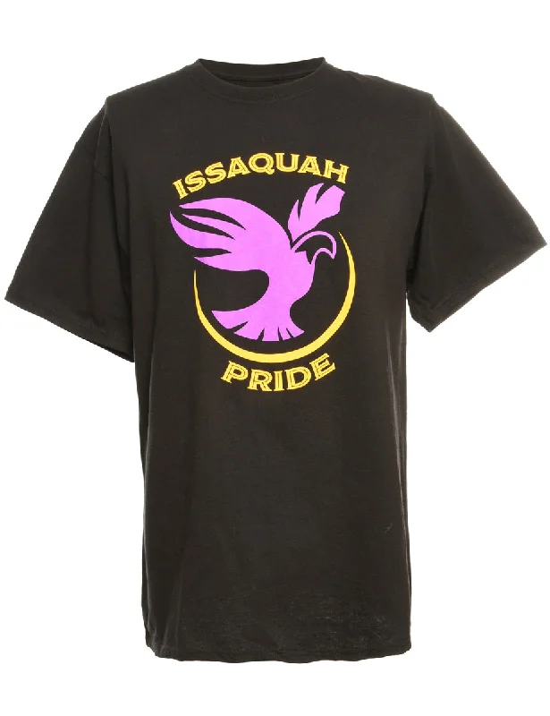 Fashion Must-have Hanes Issaquah Pride  Printed T-shirt - L