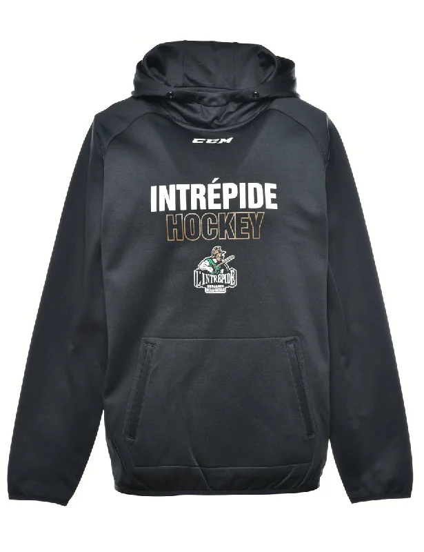 Comfortable Tops Hockey Intrepide Printed Sweatshirt - M
