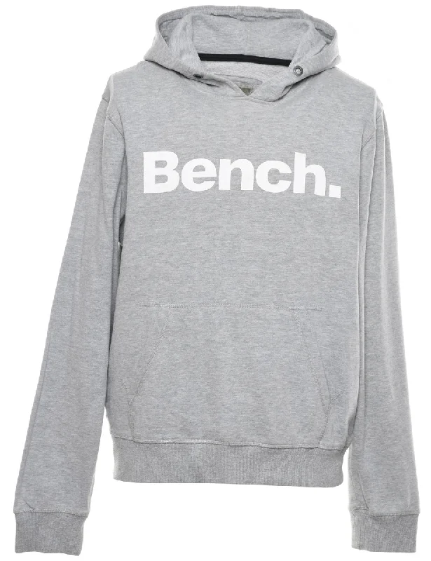 Modernism Marl Grey Bench Hoodie - L