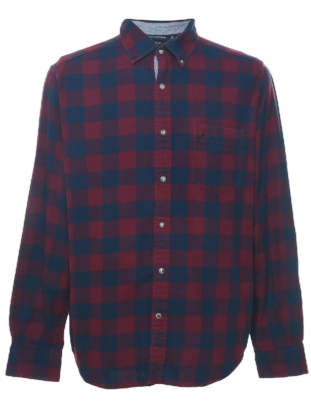 Chic Lounge Nautica Checked Shirt - L